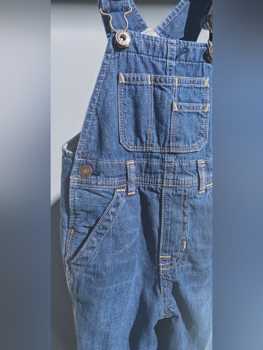 BabyGap 1969 Premium Jersey-Lined Denim Overalls 18-24 Months